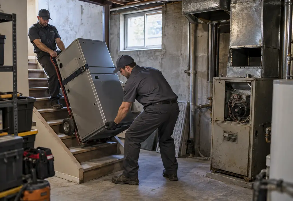Heating and cooling work in Vineland: furnace replacement